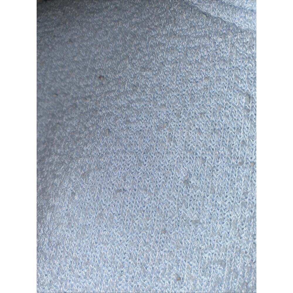 Grandma Won’s Wear Women’s Blue Terry Cloth Pullover Sweater Large GRANNYCORE - Picture 8 of 9